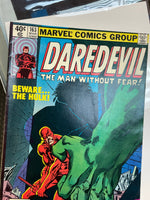 Daredevil #163 -Frank Miller/Hulk Battle-  (Marvel, Comics) Good