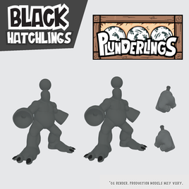 Black Hatchlings (Plunderlings, Lone Coconut)