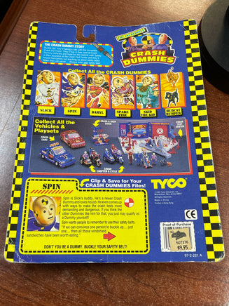 Spin 2339 (Vintage Incredible Crash Dummies, Tyco) **SEALED** - Bitz & Buttons