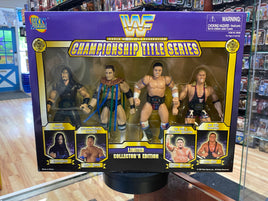 Championship Title Series: Undertaker Rock Owen Hart (Vintage WWF WWE, Jakks Pacific) SEALED - Bitz & Buttons