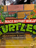 Muckman & Joe Eyeball 0108  (Vintage TMNT Ninja Turtles, Playmates) Sealed