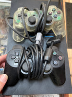 PS2 Console Bundle with Two Controllers 6092 (Sony Playstation PS2, Vintage Video Games) **TESTED**
