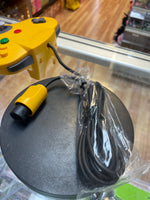 Yellow N64 Controller (Nintendo, Vintage Video Games) **TESTED WORKING**