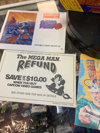 Mega Man 3 with Box & Manual (NES Nintendo, Vintage Video Games) COMPLETE - Bitz & Buttons