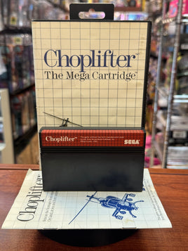 Choplifter with Box & Manual (Vintage Sega Master System, Video Game) - Bitz & Buttons