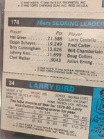 Larry Bird & Magic Johnson Rookie Card (Topps NBA, Lakers Celtics) Separated