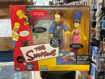 High School Prom with Homer and Marge (Vintage Simpsons, Playmates) SEALED - Bitz & Buttons