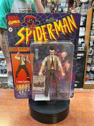 Jonah Jameson with Daily Bugle (Marvel Legends Retro, Hasbro) SEALED - Bitz & Buttons