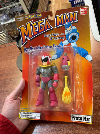 Proto Man (Vintage Mega Man Capcom, Bandai) **SEALED** - Bitz & Buttons