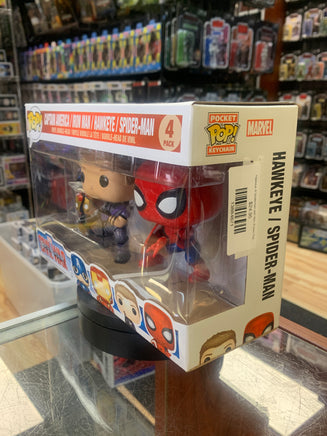 Hawkeye & Spiderman with Mini (Funko Pop, Marvel) EXCLUSIVE - Bitz & Buttons