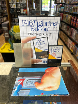 F-16 Fighting Falcon -Sega Card- 0835 (SEGA Master System SMS, Video Games) **COMPLETE**