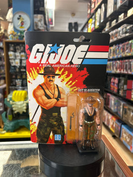 SGT Slaughter (Vintage Style GI Joe, Hasbro Reaction+) *SEALED*