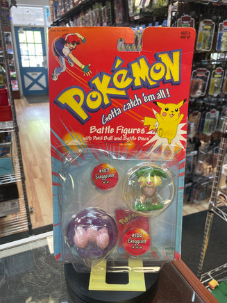 Exeggcute & Exeggcutor Battle Figures (Vintage Pokémon, Hasbro) - Bitz & Buttons