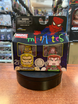 AOA Sabretooth & Blink (Marvel Minimates, Diamond Select) SEALED - Bitz & Buttons