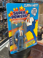 Clark Kent on Custom Card (Vintage Super Powers, Kenner) COMPLETE - Bitz & Buttons