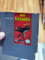 Wrath of the black Manta (Nintendo NES, Video Game) Tested Working