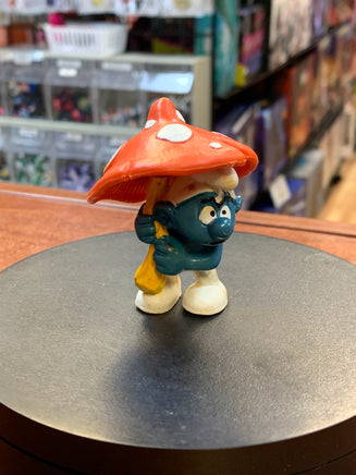 Mushroom 20118 Smurf (Vintage PEYO, Schleich) - Bitz & Buttons