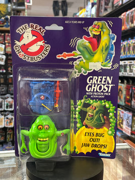 Slimer Green Ghost with Proton Pack (Vintage Real Ghostbuster, Kenner) **SEALED** - Bitz & Buttons