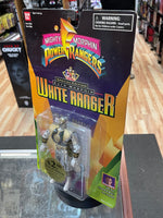 Auto Morphin Metallic White Ranger (Vintage MMPR Power Rangers, Bandai) **SEALED** - Bitz & Buttons