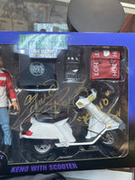 Keno W/ Scooter Signed by Ernie Reyes (NECA, TMNT Ninja Turtles) SEALED - Bitz & Buttons