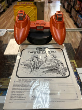 Twin Pod Cloud Car with Instructions (Vintage Star Wars, Kenner) COMPLETE