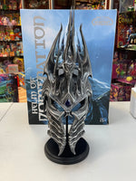 Helm of Domination Lich King Statue (Blizzard, World Of Warcraft) OPEN BOX - Bitz & Buttons