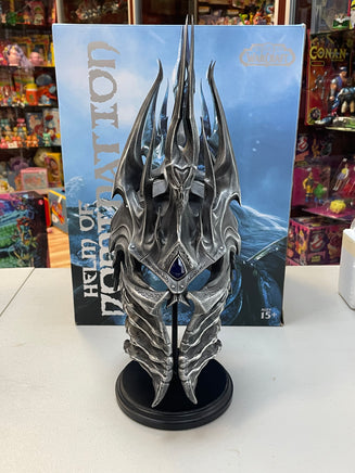 Helm of Domination Lich King Statue (Blizzard, World Of Warcraft) OPEN BOX - Bitz & Buttons