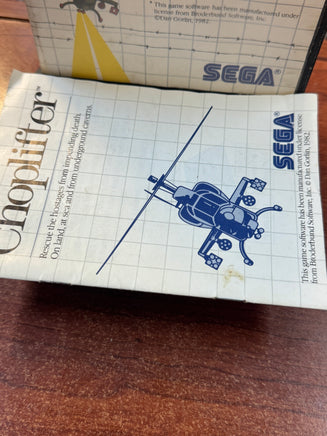 Choplifter with Box & Manual (Vintage Sega Master System, Video Game) - Bitz & Buttons