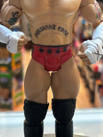 CM Punk Black & Red Trunks (WWE Ruthless Aggression, Jakks Pacific