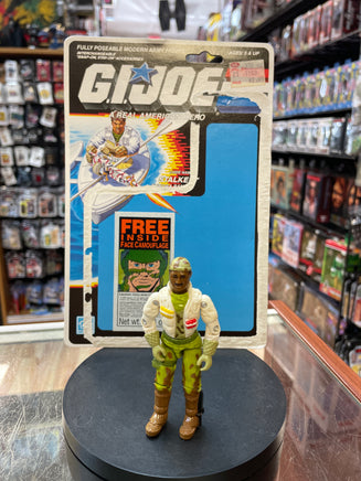 Stalker with Cardback (Vintage GI Joe, Hasbro) **COMPLETE** - Bitz & Buttons