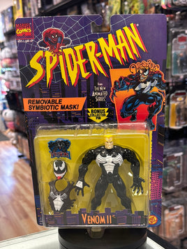 Symbiotic Mask Venom II (Vintage Animated Spider-Man, Toybiz) SEALED