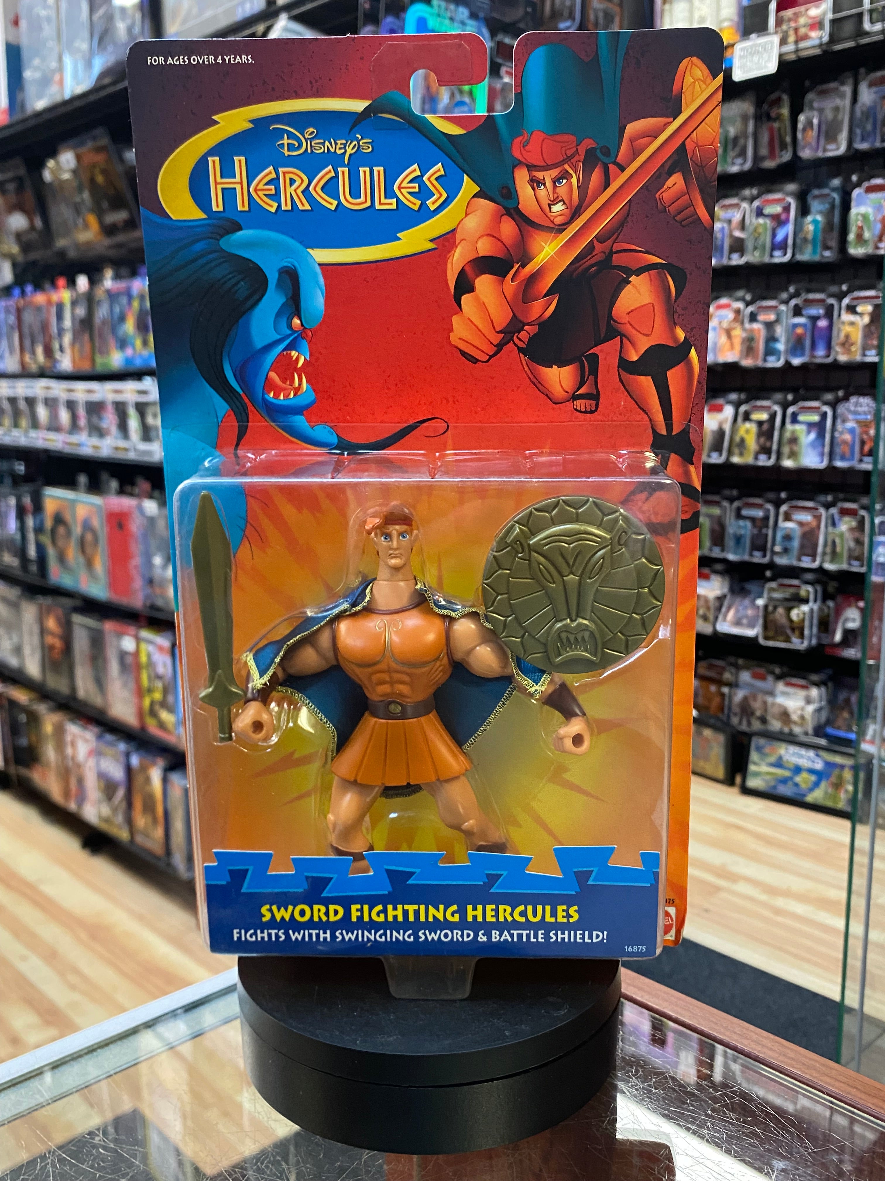 Sword Fighting Hercules (Vintage Disney Hercules, Mattel) SEALED| Bitz \u0026  Buttons, image size:3024x4032