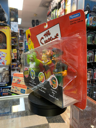 Bongo Ingestible Homer Vampieredna Captain Kwok 3 pack (Vintage Simpsons, Playmates) SEALED - Bitz & Buttons