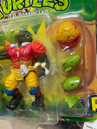 TD Tossin Leo (Vintage TMNT Ninja Turtles, Playmates) SEALED - Bitz & Buttons