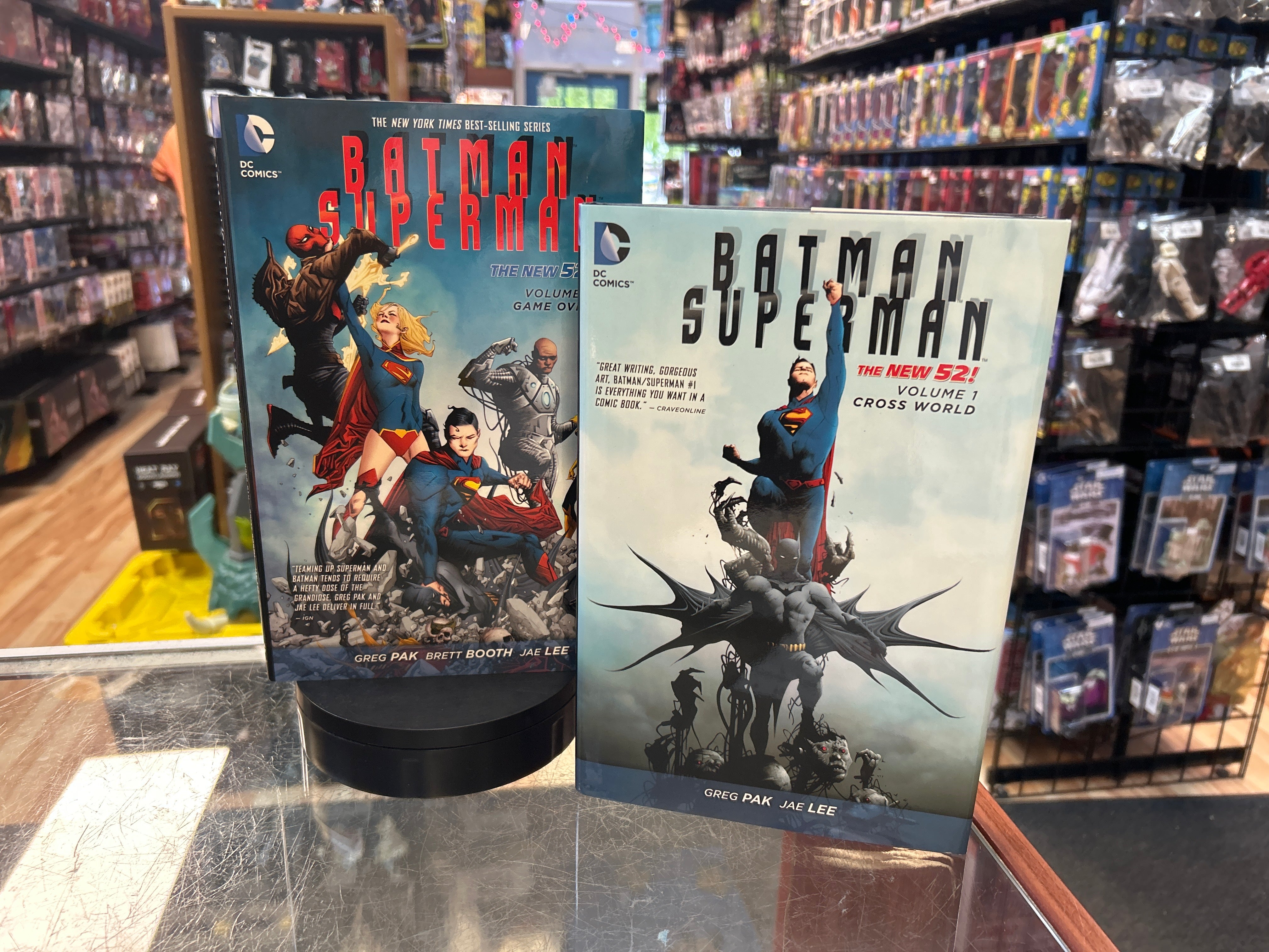 New 52 Batman Superman Hardcover Set 1-2 (DC, Comics)| Bitz & Buttons