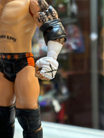 CM Punk Black & Orange Trunks (WWE Ruthless Aggression, Jakks Pacific