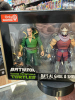 Ra's Ghul & Shredder (TMNT Ninja Turtles, DC Collectibles) **SEALED**