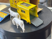 Yellow Pony Trailer with Horses Diecast (Vintage Matchbox, Lesney) - Bitz & Buttons