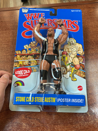 Stone Cold Steve Austin (LJN WWE Superstars, Mattel) SEALED - Bitz & Buttons