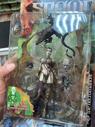 Red Necromancer (Vintage Dark Ages Spawn, McFarlane) SEALED - Bitz & Buttons