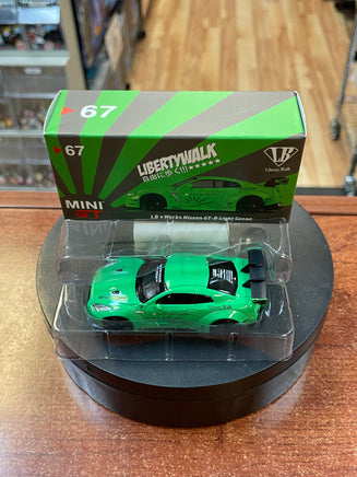 Nissan GT-R Light Green LB Works (Mini GT, Diecast )| Bitz & Buttons