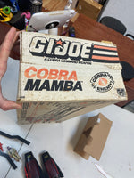 Mamba with Box (Vintage GI Joe, Hasbro) **COMPLETE** - Bitz & Buttons