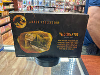 Velociraptor Brown (Jurassic Park Amber Collection, Mattel) **SEALED**