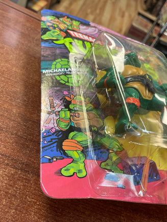 Hard Head Michaelangelo -10 Back-  (Vintage TMNT Ninja Turtles, Playmates) **SEALED** (Copy) - Bitz & Buttons