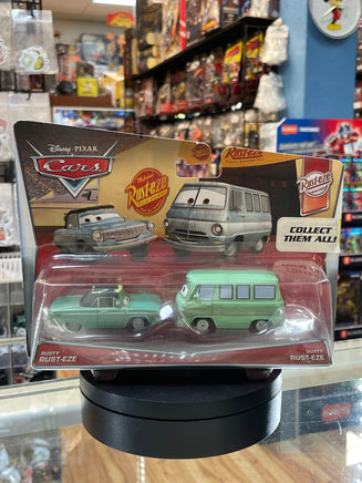 Rusty & Dusty 2-Pack (Pixar Cars, Mattel Diecast) - Bitz & Buttons