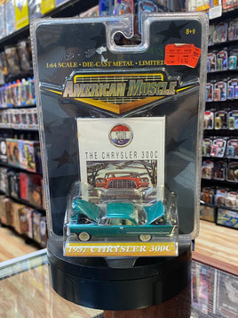 Chrysler 300c Green '57 (American Muscle Diecast, ERTL) - Bitz & Buttons