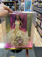 50th Anniversary Doll African American Gold Dress #N5860
(Barbie, Mattel) **SEALED**
