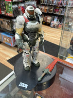 Doom Slayer White Armor (McFarlane Toys, Doom Eternal) COMPLETE - Bitz & Buttons