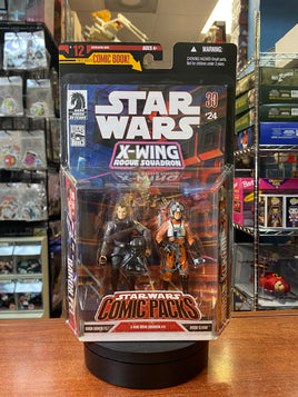 Baron Soontir Fel & Hobbie Klivian #24 (Star Wars Comic Packs, Dark Horse, Hasbro) SEALED - Bitz & Buttons