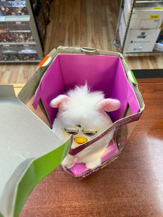 Snowball Furby Brown Eyes 8375 (Vintage Furby, Tiger Electronics) OPEN BOX - Bitz & Buttons